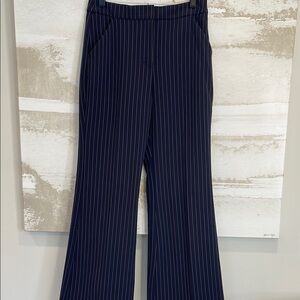 Women's Navy Pinstripe Pants by Express Size 8R